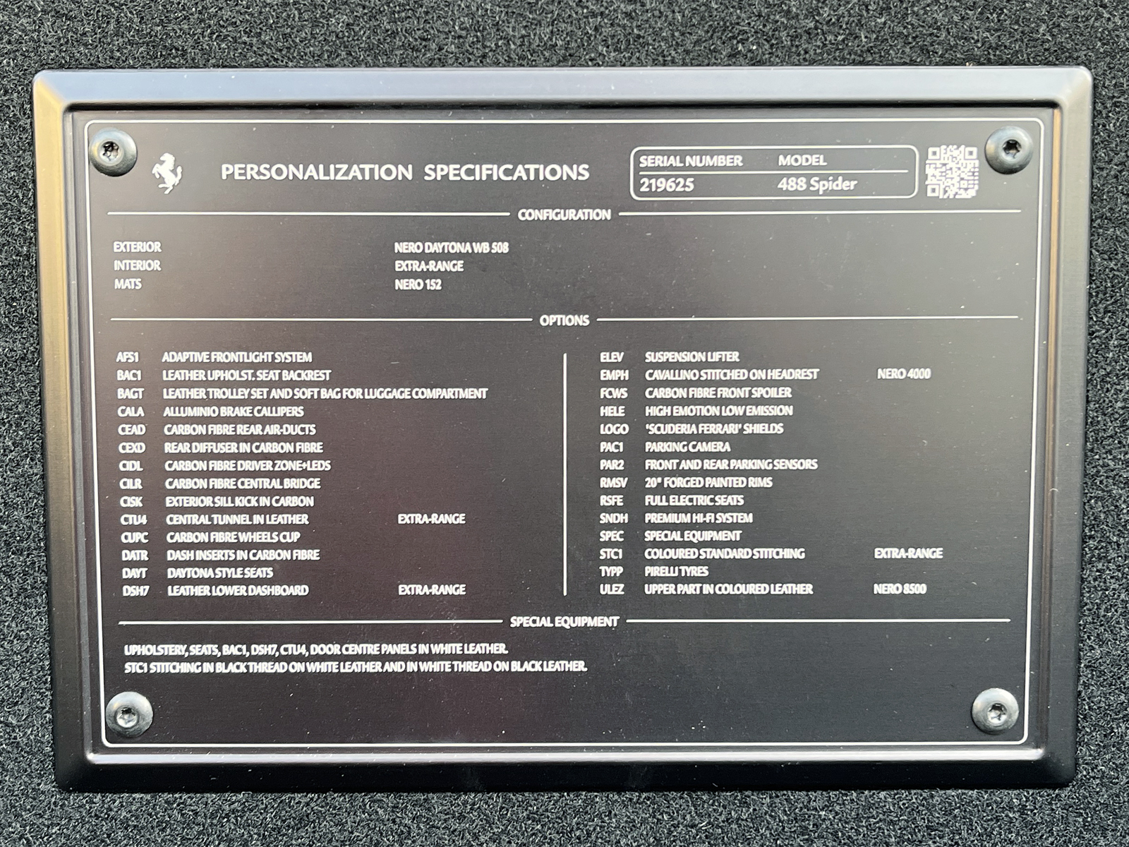 488 Spider F1 DCTリッチライン