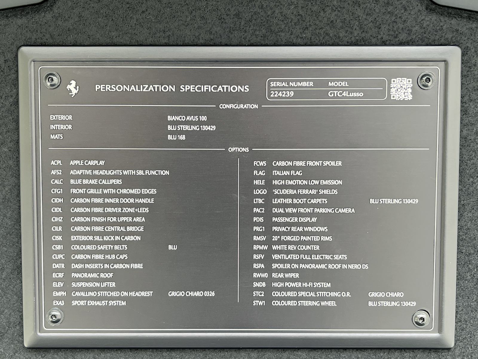 GTC4 Lussoリッチライン